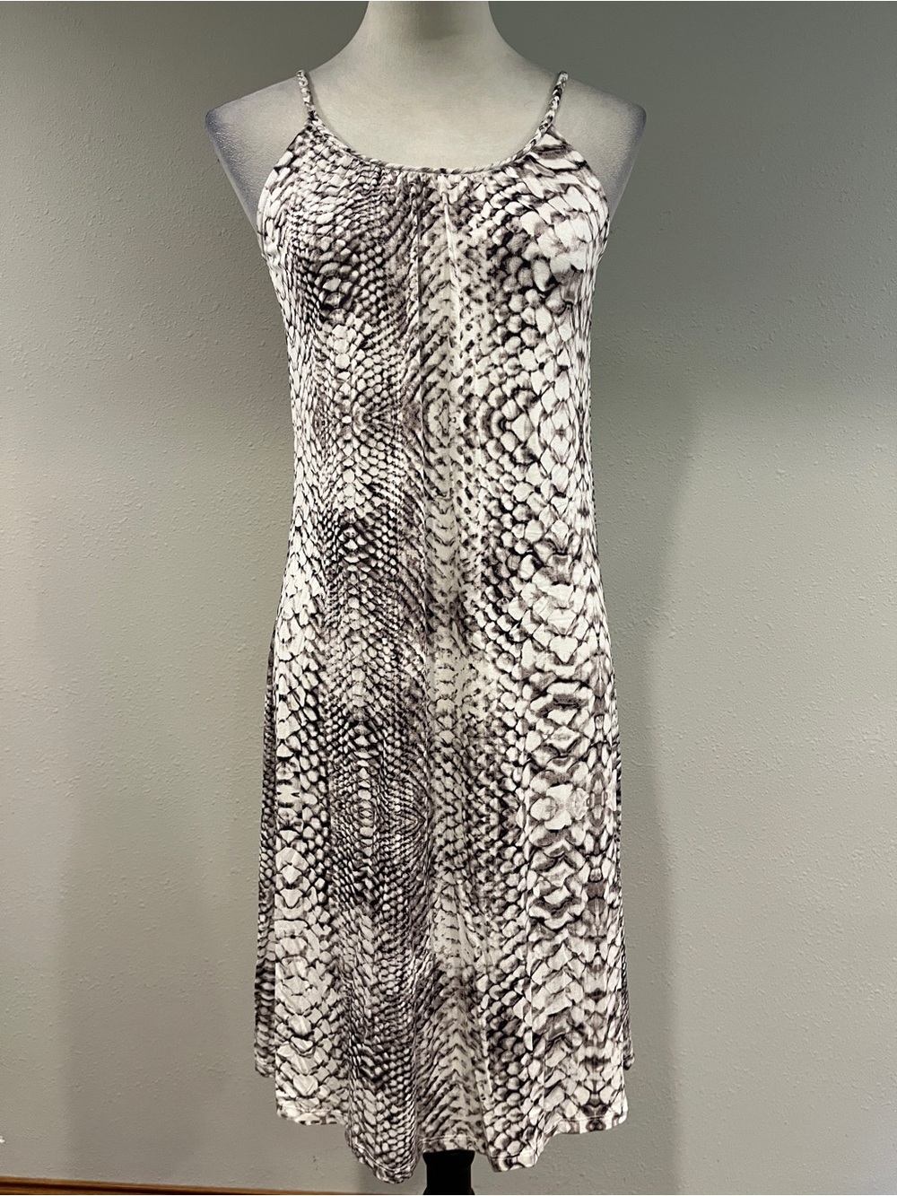 Lascana Snake Print sleeveless mini Dress with straps size 2
